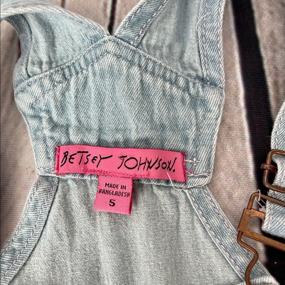 Betsey Johnson Girls Jean Dress - Picture 6 of 7